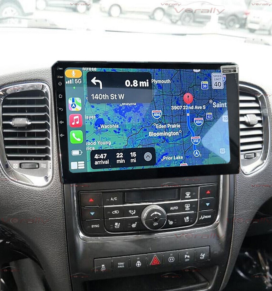 For 2011-2013 Dodge Durango Car Radio Head Unit CarPlay Android Auto Camera GPS