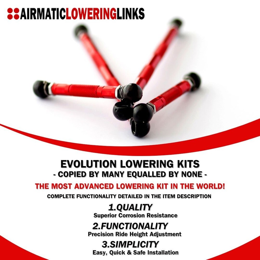 AUDI S8 LOWERING EVOLUTION LINKS KIT A8 D4 (PRECISION ADJUSTMENT) MODULE