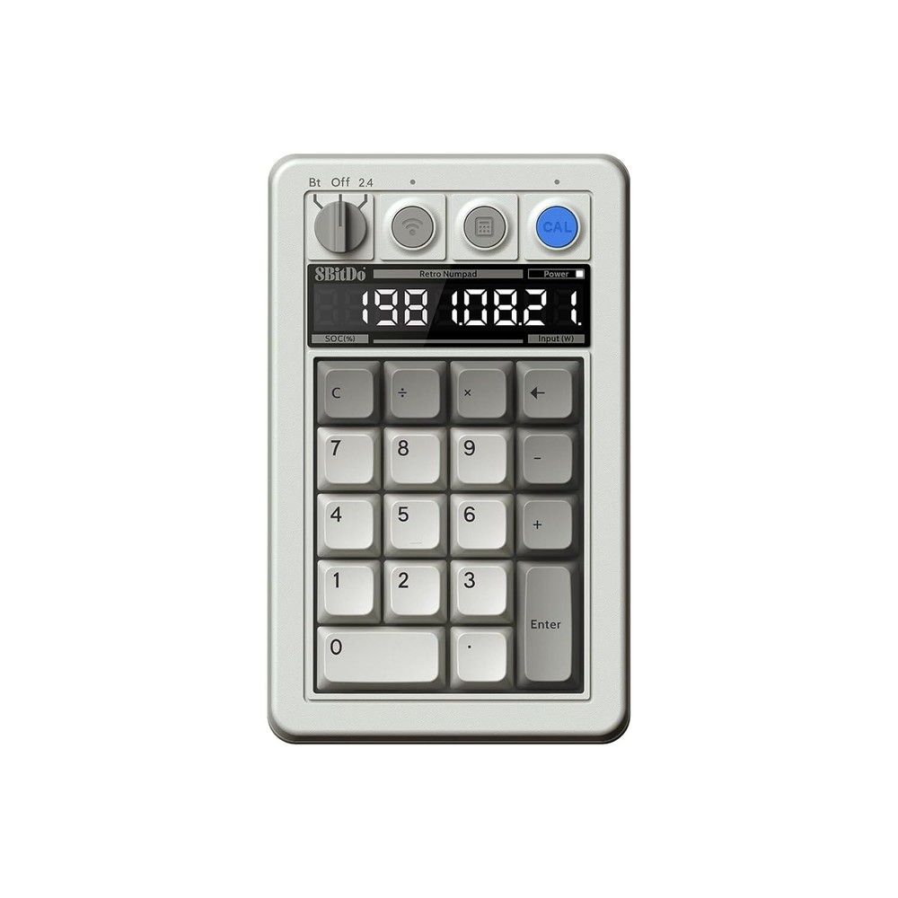 8BitDo Retro 18 Bluetooth Mechanical Numpad for Windows and Android - M Edition