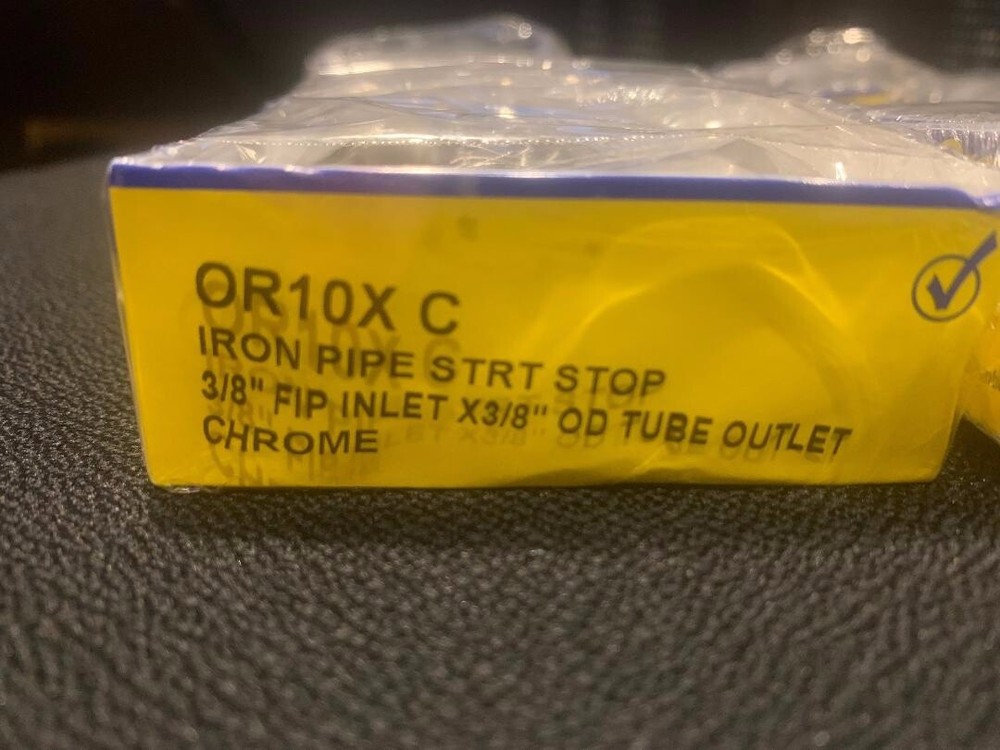 BrassCraft OR10X C, Iron Pipe Start Stop, **20-Count**