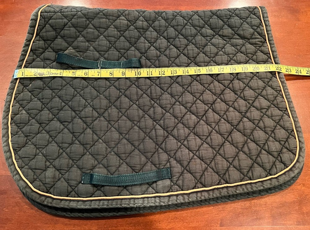 Dover Saddlery Green Quilted Saddle Pad
