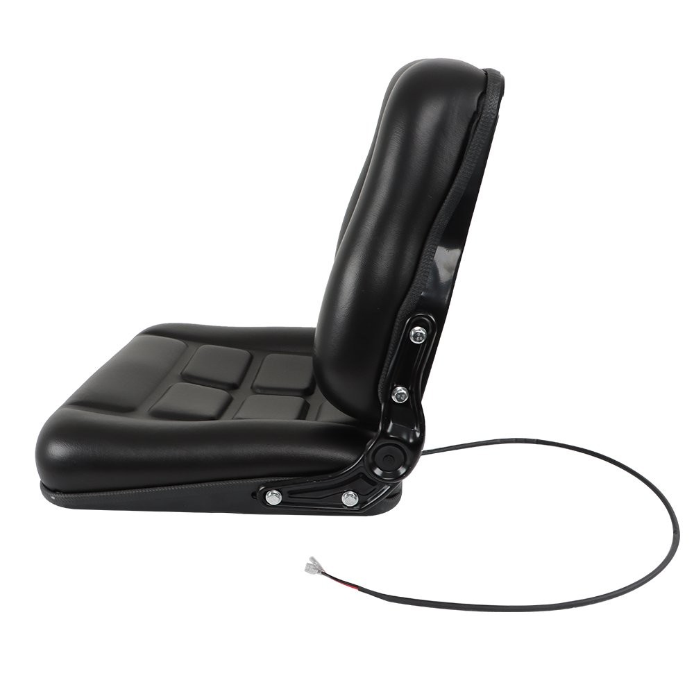 Universal Forklift Seat Fold Down Tractor Seat with Adjustable Angle Back Switch