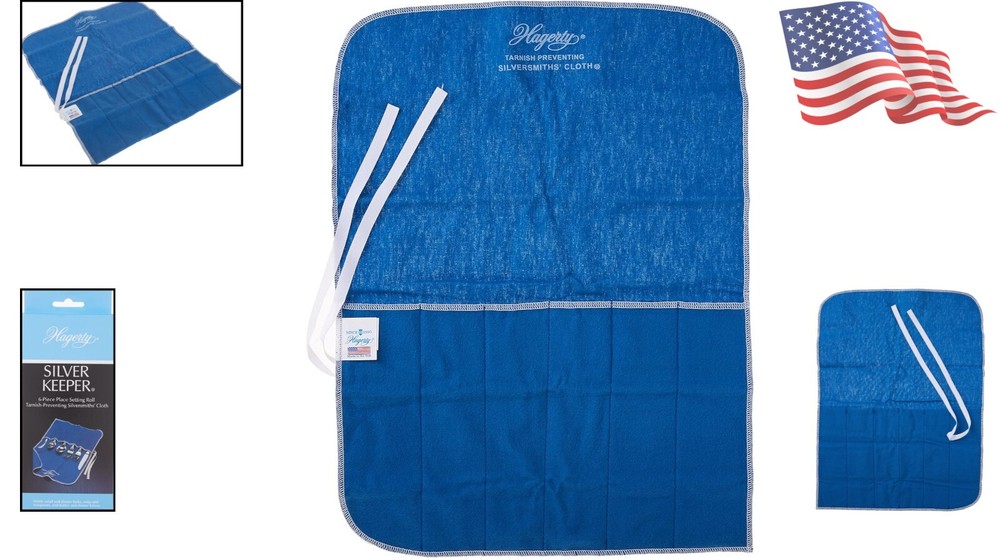 Luxury Silverware Roll with Advanced Tarnish Protection - Hagerty Exclusive