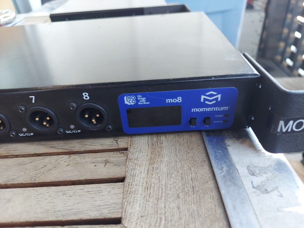 ProCo MO8+-RSTK-01 Momentum mo8+ 8Ch Analog Output Untested