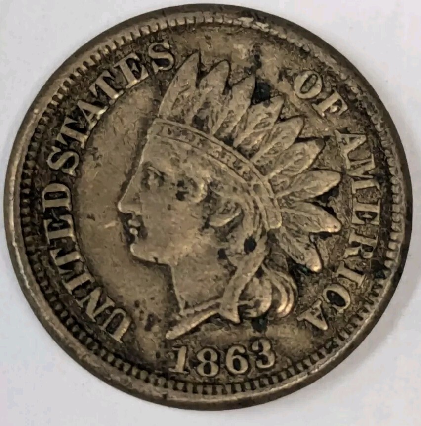 1863 Indian Cent Penny #T19