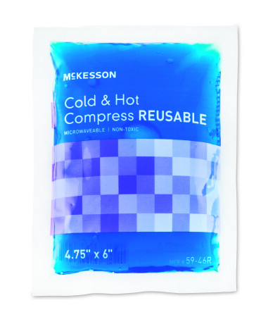 McKesson Hot / Cold Pack, Small, Reusable, 4.75 X 6 Inch, 3 Pack