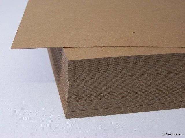 100 - 5 x 7 Chipboard Sheets Thin Pads Cuttable Crafts Scrapbooking