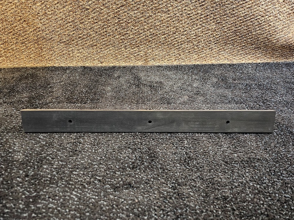 (QTY 2) Rubber Loading Dock Bumper 24 Inch L x 2 inch Width, Black
