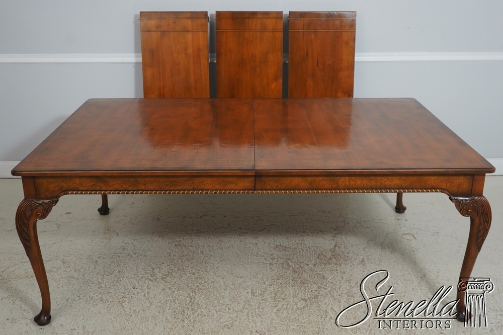 L72165: BAKER Walnut Stately Homes Dining Table
