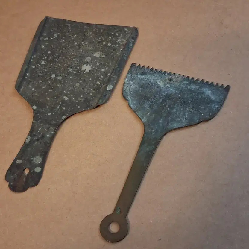 Antique Tin Tool Set - Brass, 100+ Years Old