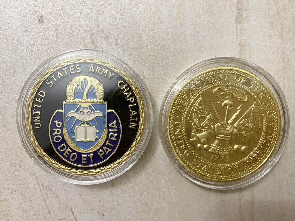 U S Army CHAPLAIN CORPS Religious Administration Challenge Coin