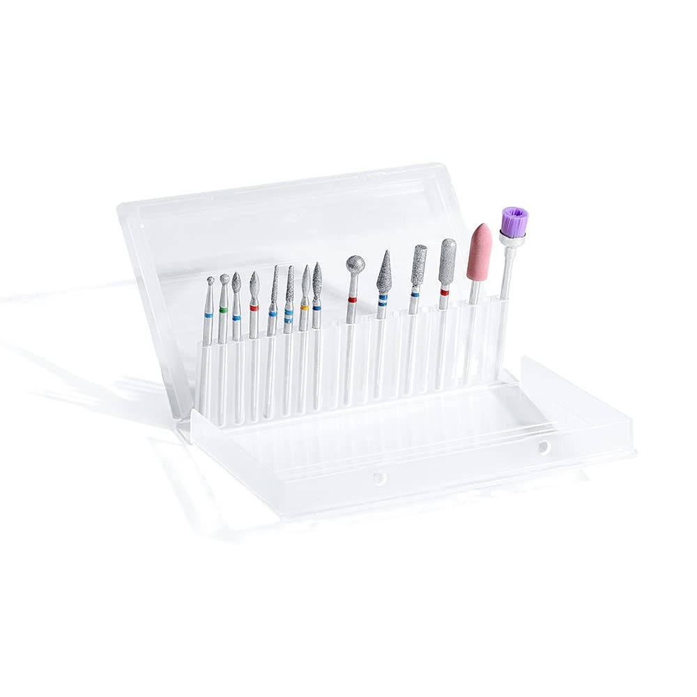 Professional Rotary Nail Drill Bits Kit: Diamond & Tungsten Carbide Quality