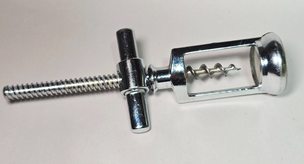 Vintage Continuous Twist Bell Corkscrew Chrome Double Handle 1970s Bar