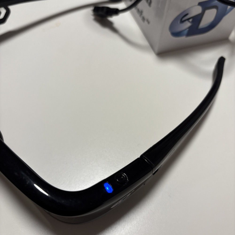 eDimensional active 3-D shutter glasses Bluetooth plus IR Rechargeable In Box