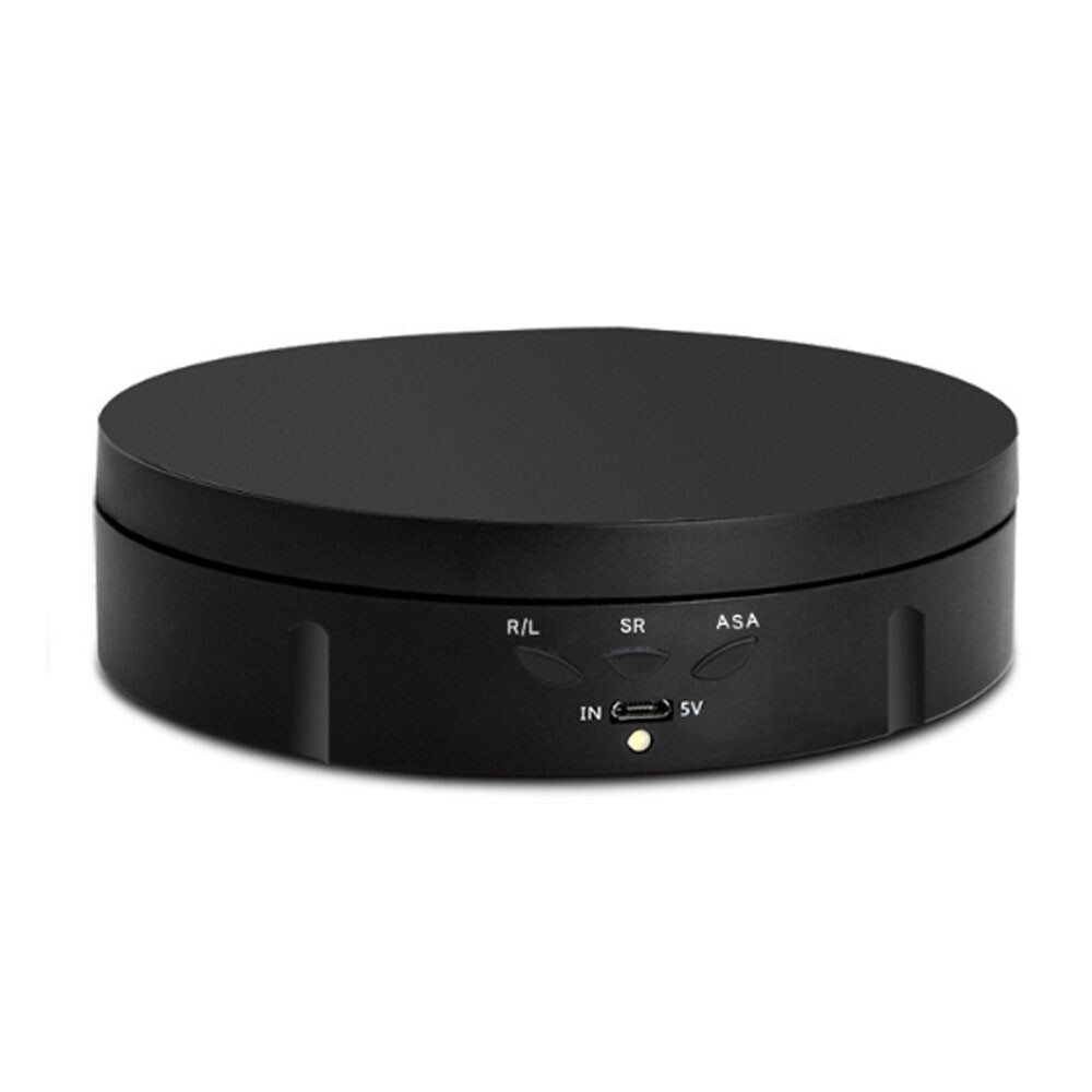 14.6CM Remote Control Motorized Turntable Usb Shooting Rotating Display Stand