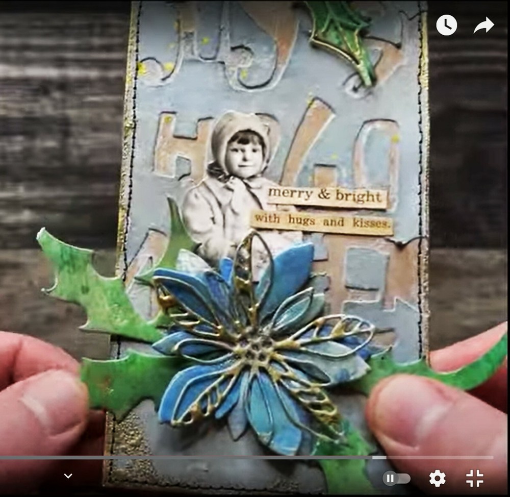 Sizzix Thinlits Festive Bouquet 6pc set #665565 Retail $21.99 by Tim Holtz