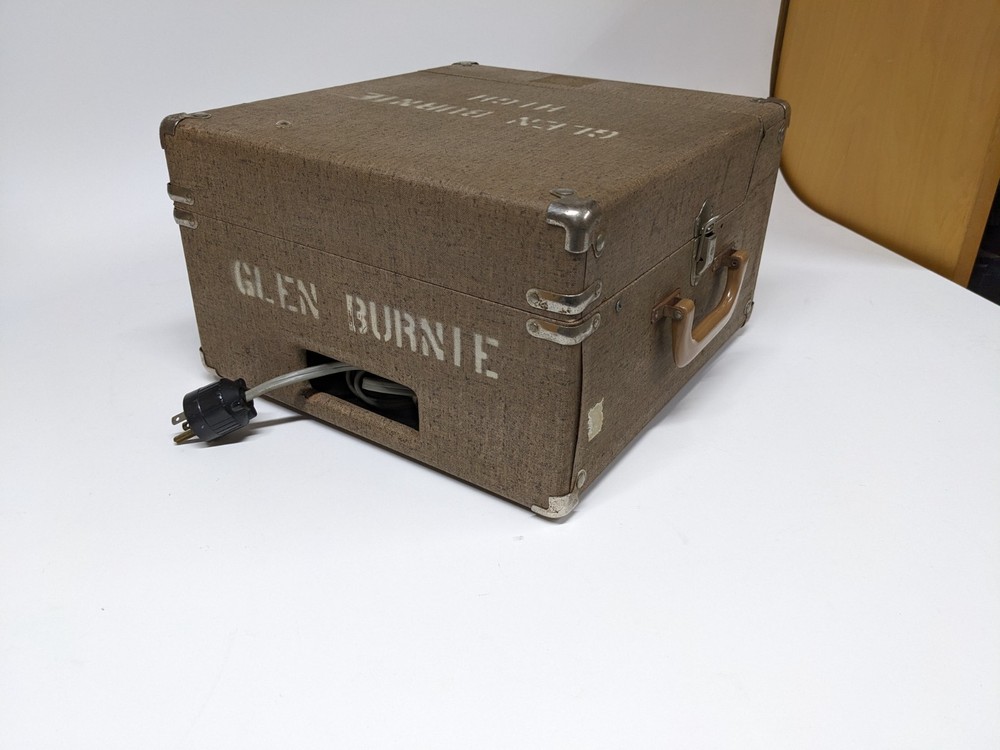 Vintage Audiotronics 300-A Portable Classroom Record Player 4-Speed - Functional