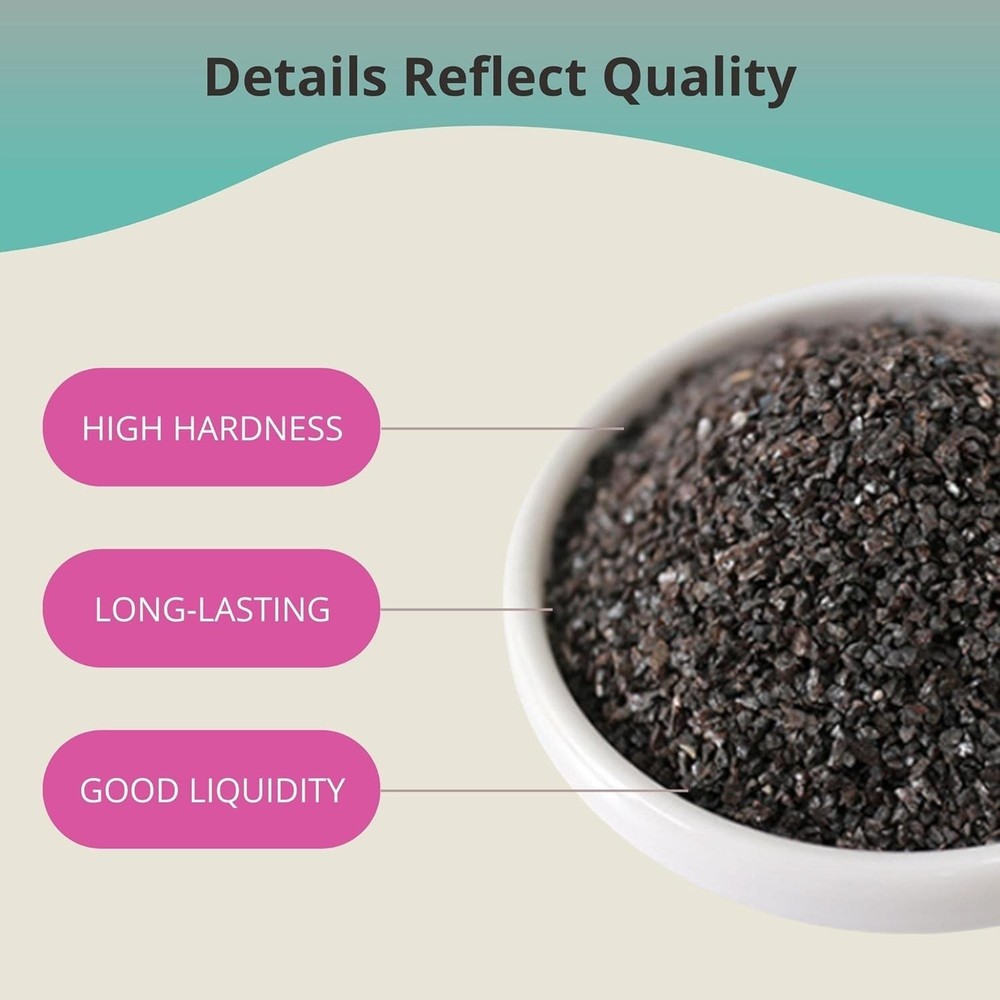 8 LBS Aluminum Oxide Blast Media - 120 Grit for Efficient Sandblasting
