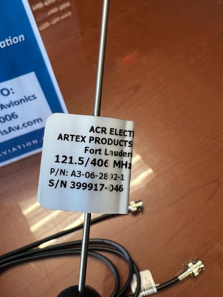 Artex 345 Whip Antenna and cable
