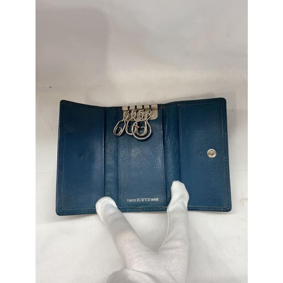 PORTER Key Case Navy Men’s Plain