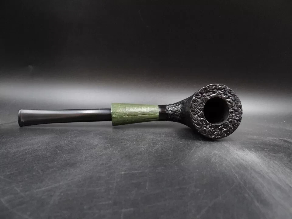 TURKIEWICZ BLACK OAK (MORTA) HAND MADE CALABASH PIPE GREY