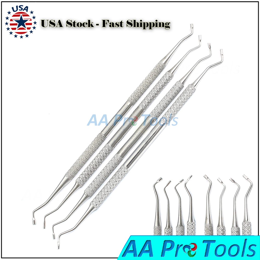 Dental Amalgam Plugger Condenser Composite Filling Restorative Instruments 4PCS