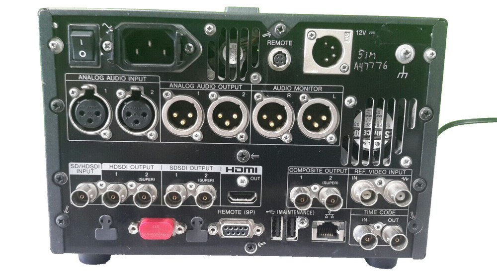 Sony PMW-1000 Compact XDCAM HD/SD SxS memory recording deck