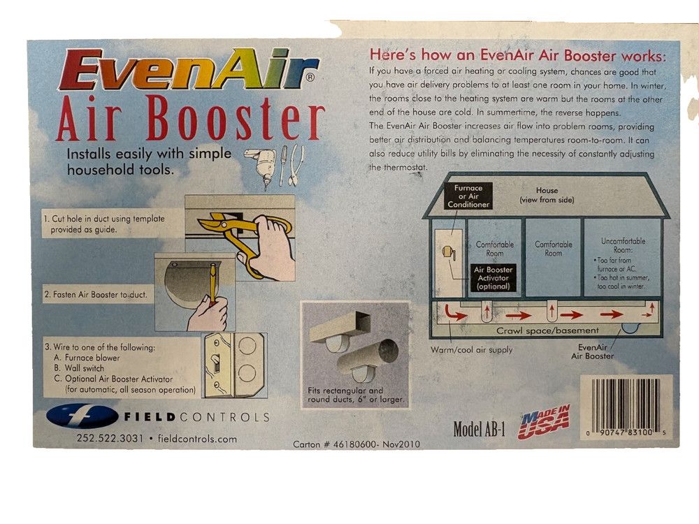 AB-1 DUCT BOOSTER 46012102