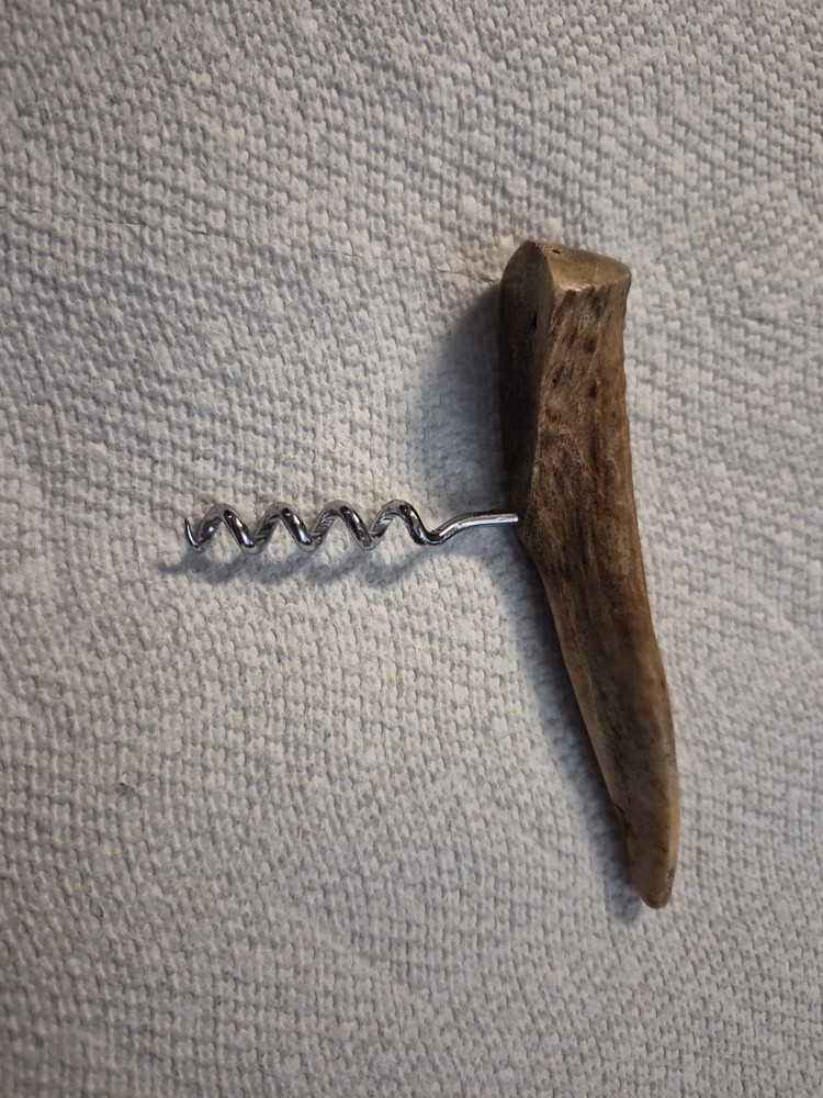 Bone Antler Corkscrew Wine Bottle Opener