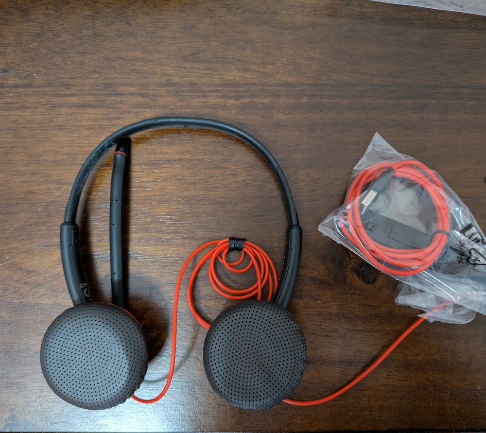 Plantronics Blackwire C3225 USB-A Headset - Bulk Packaging