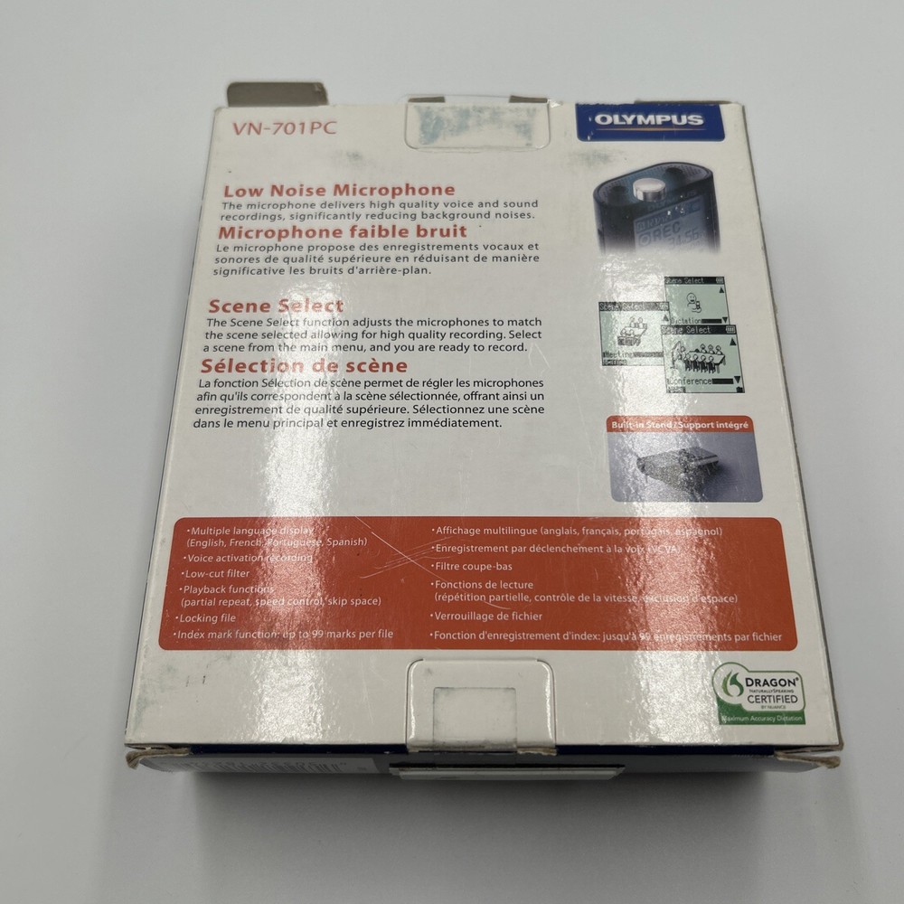 Olympus VN-701PC Digital Audio Recorder Voice Recorder