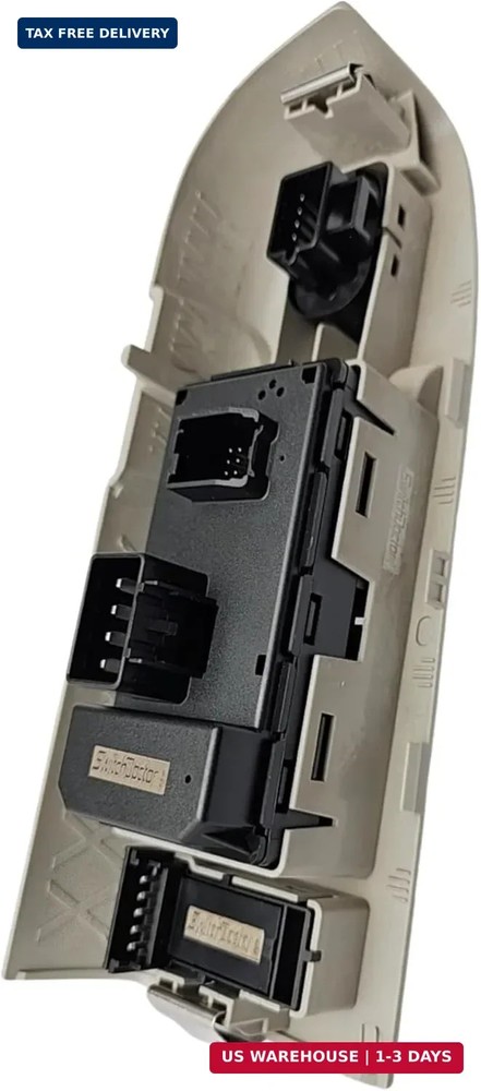 Window Switch Master Switch, Gray Bezel, Lock, & Mirror for 2010-2013 Chevrolet