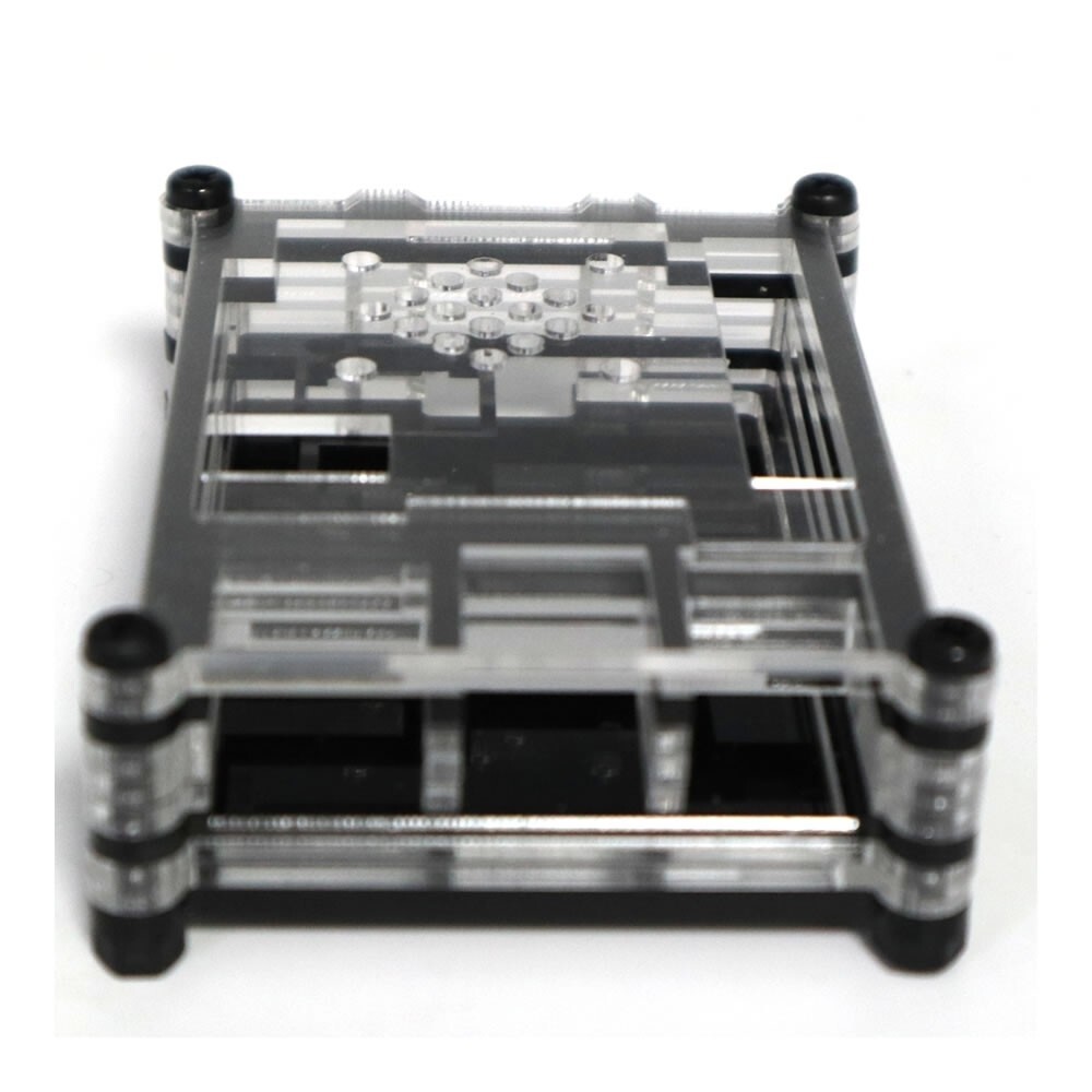 10 Layers Clear Acrylic Case Enclosure Box For Raspberry Pi 5 with Cooling Fun