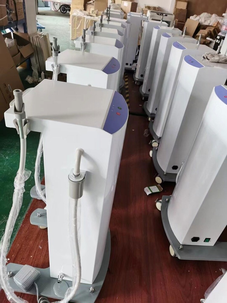 280W Portable Mobile Dental Suction System Saliva Ejector Suction Unit Machine