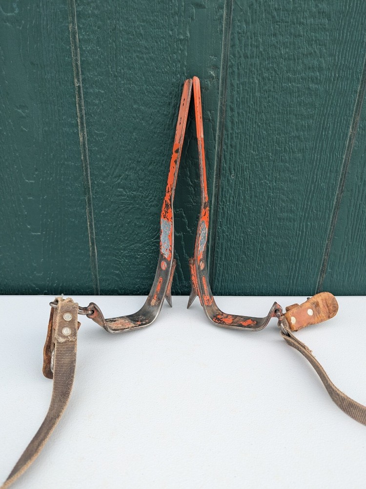 Bashlin BD-16BC Lineman Twisted Shank Pole Climbing Spikes Gaffs (Left & Right)