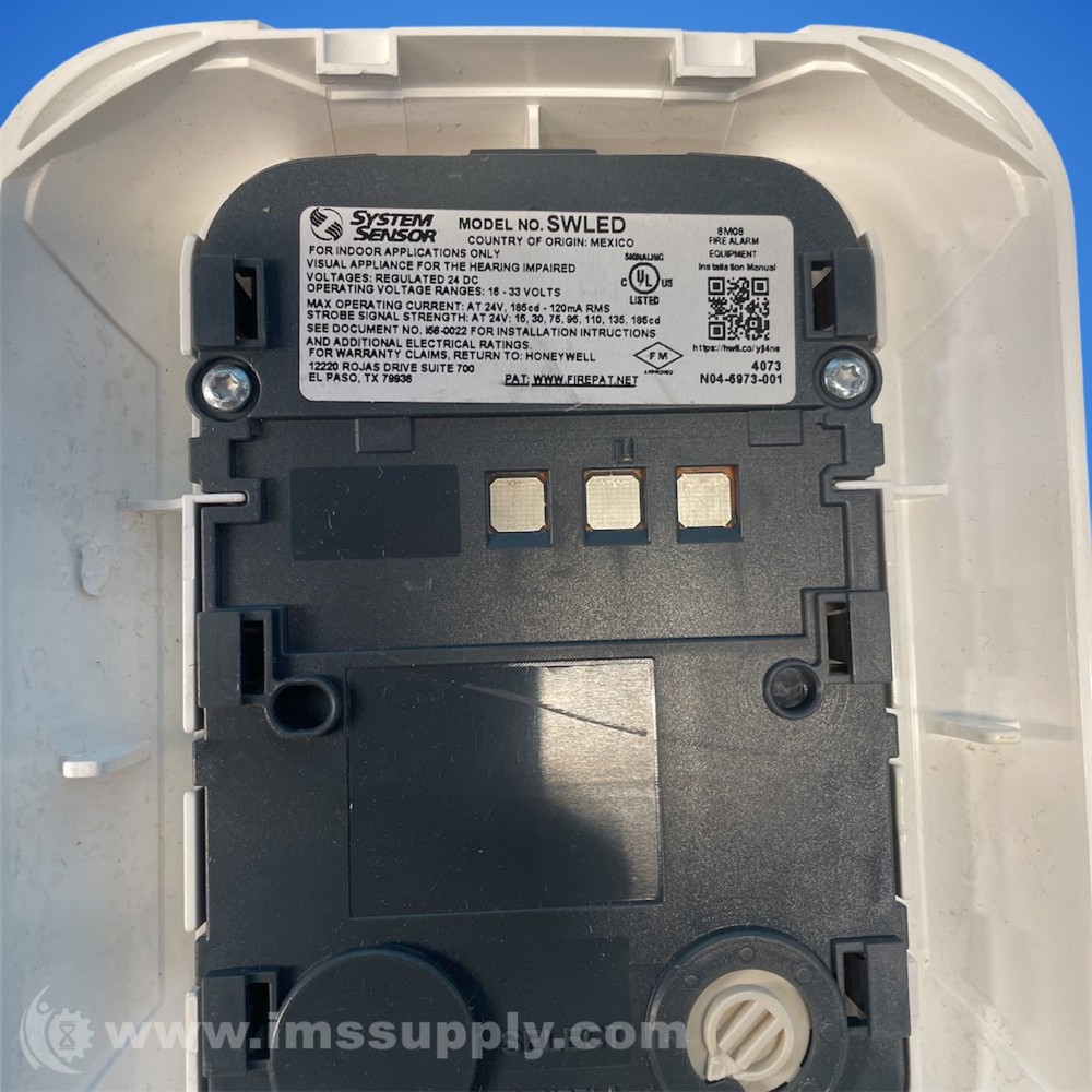 System Sensor SWLED Wall Strobe 4783