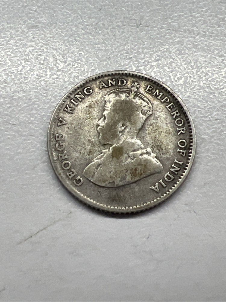 1926 Straits Settlements Silver 10 Cent-Nice