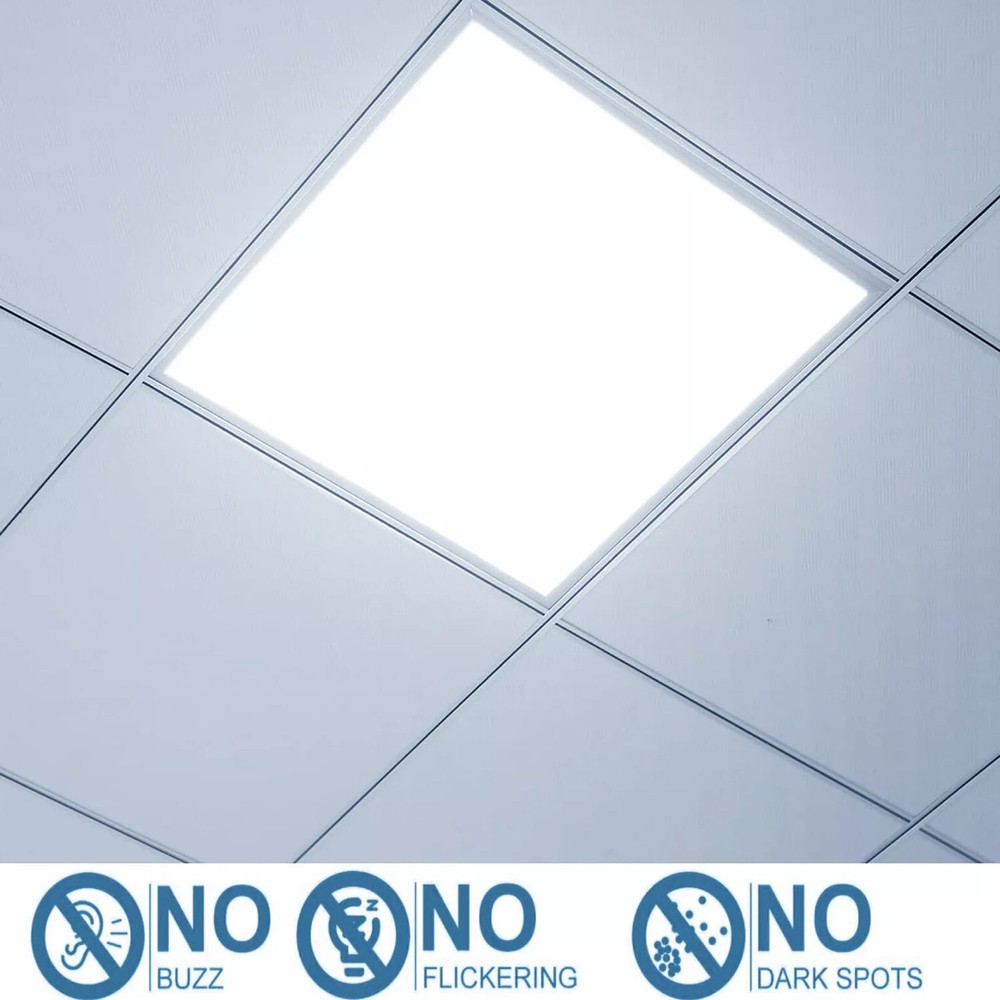 8PCS 2x2 FT LED Flat Panel Troffer Light Fixture,45W Recessed LED Ceiling Light