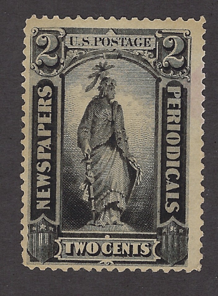 US Newspaper Stamp # PR9 Mint OG H $300