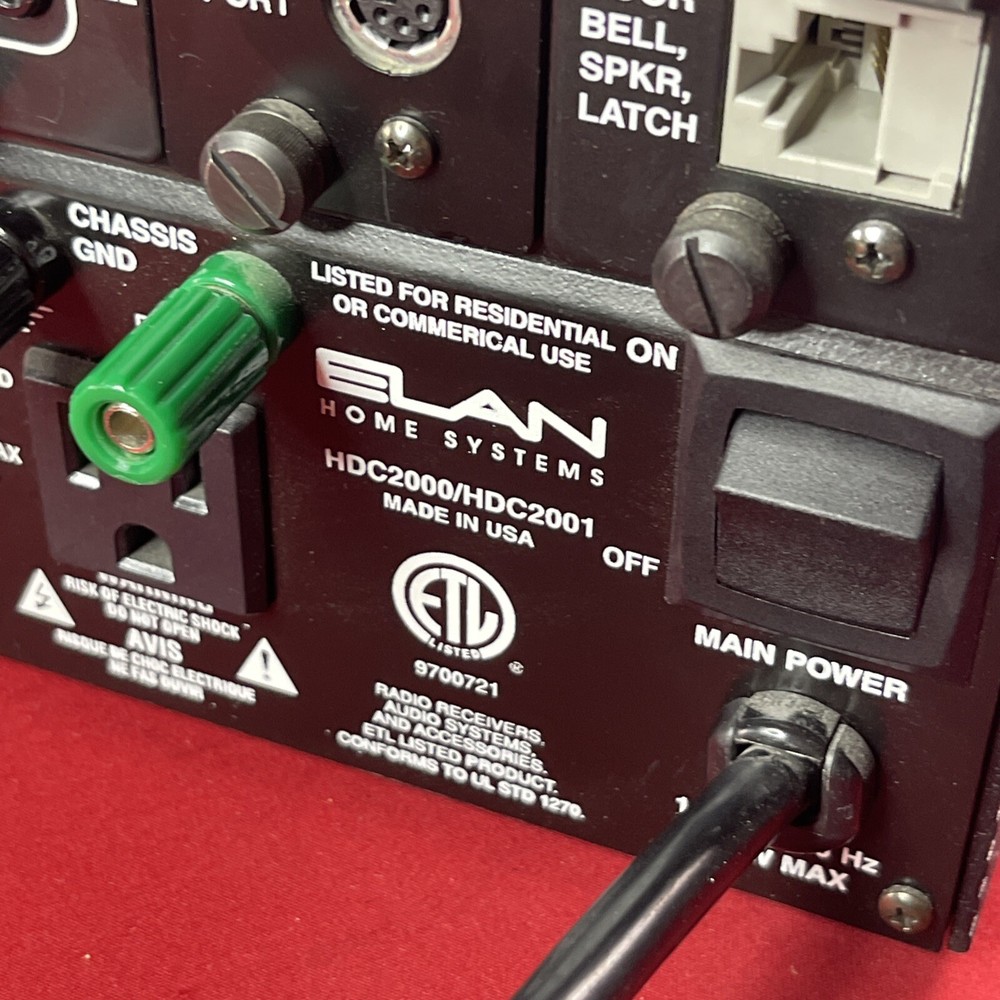 Elan Home Electronics Master Control Unit HDC2000/HDC2100 Multi Room Controller