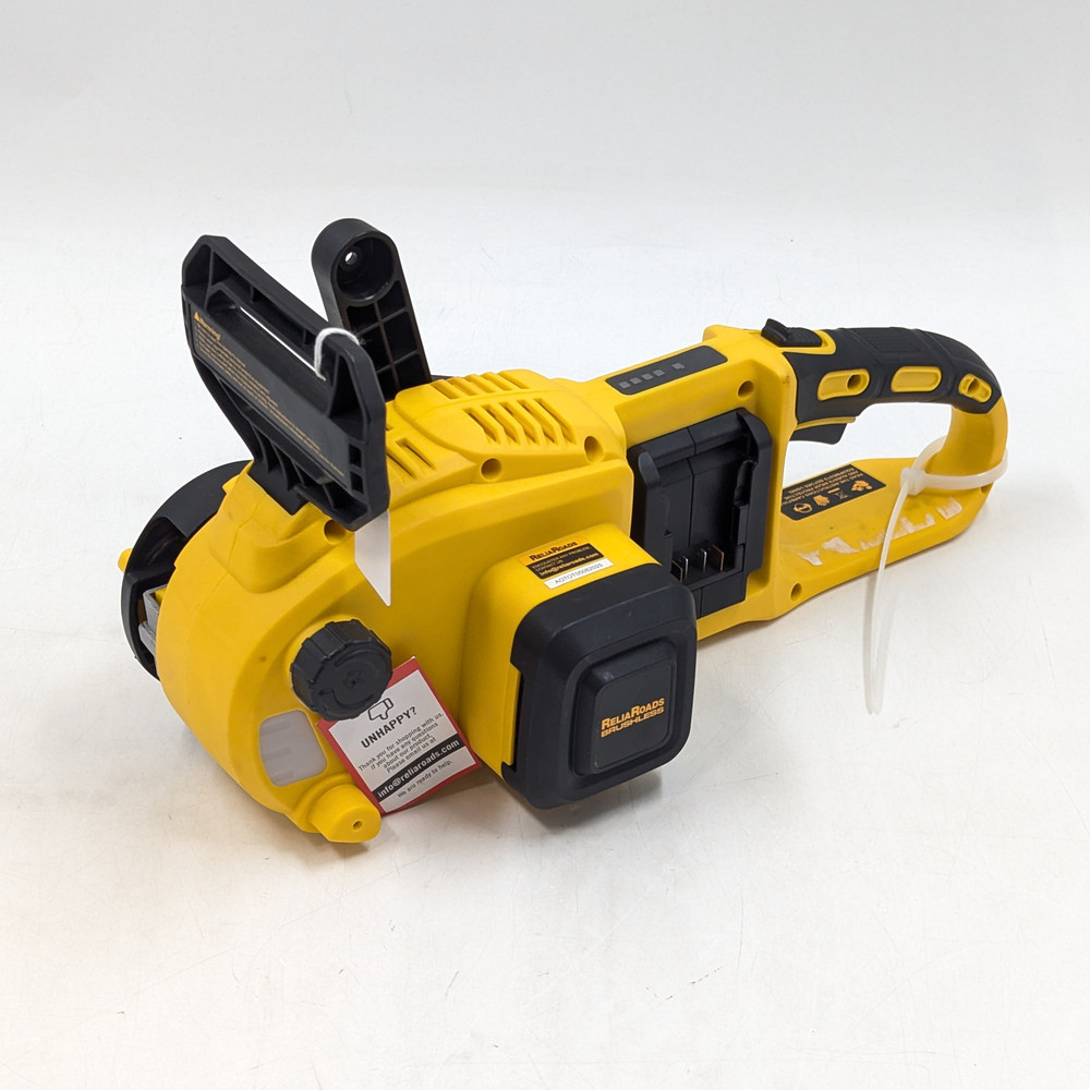 ReliaRoads 16" Brushless 40V Battery Powered Chainsaw (RCSBL-16) Yellow