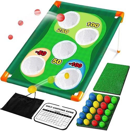 Golf Cornhole Game Golf Corn Hole Set Chipping Golf Game 1 Pack Golf Cornhole