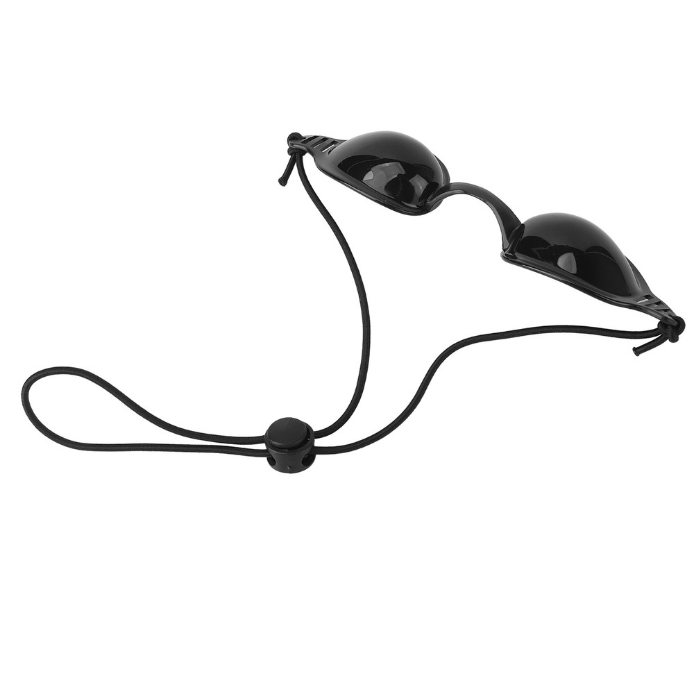 Black 2pcs IPL Protection Eye Goggles Light Blocking Red Light Safety W