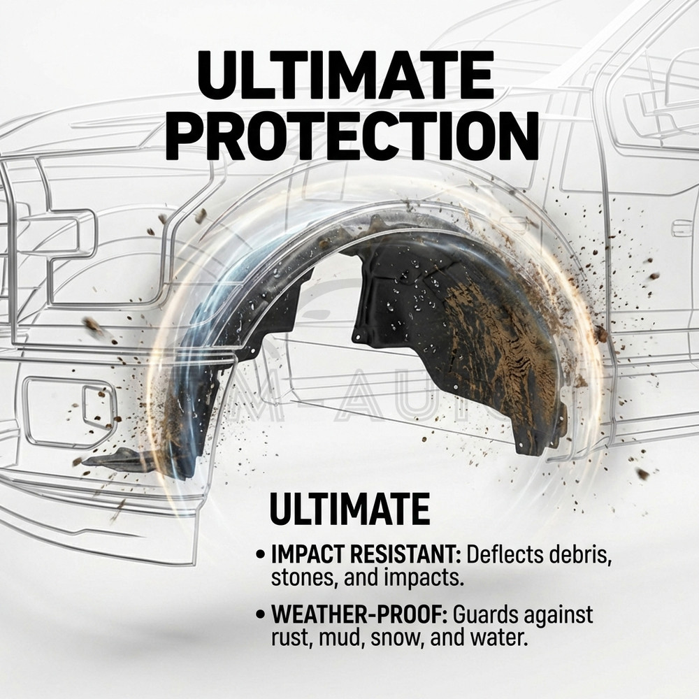 Front Driver Passenger Side Splash Shield For Kia Optima 2011-2013 Set of 2