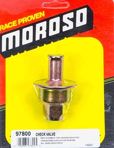 Moroso 97800 Crankcase Check Valve