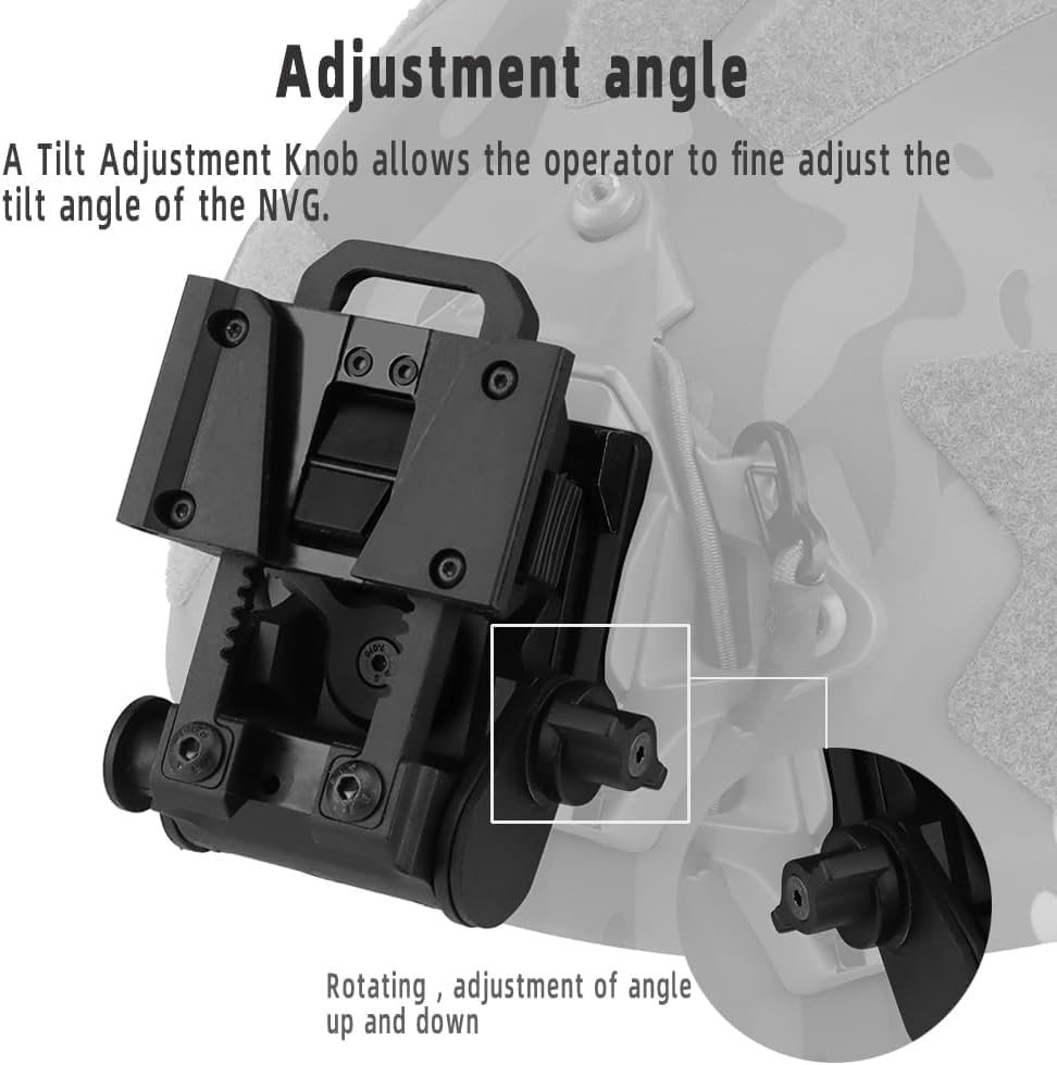 Tactical Helmet Mount for Night Vision Goggles