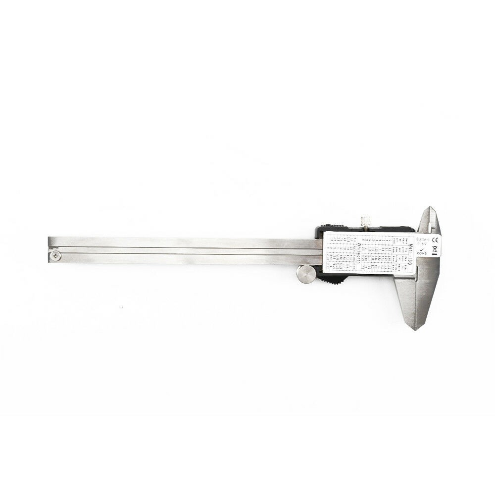 Stainless Digital Large LCD Display Vernier Caliper Power Switch Off Micrometer