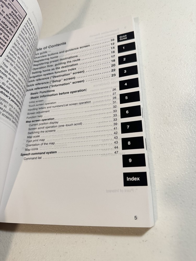 Toyota 4Runner Navigation System Owner's Manual 2012