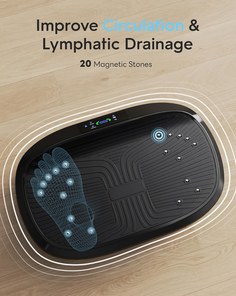 FLYBIRD Vibration Plate- 4D & Oscillation Two Types Vibration Platform, Whole &