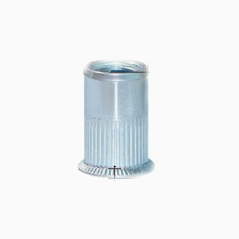 M3-M12 Blue and white zinc Pull Rivet Nuts Large sinker head vertical stripe